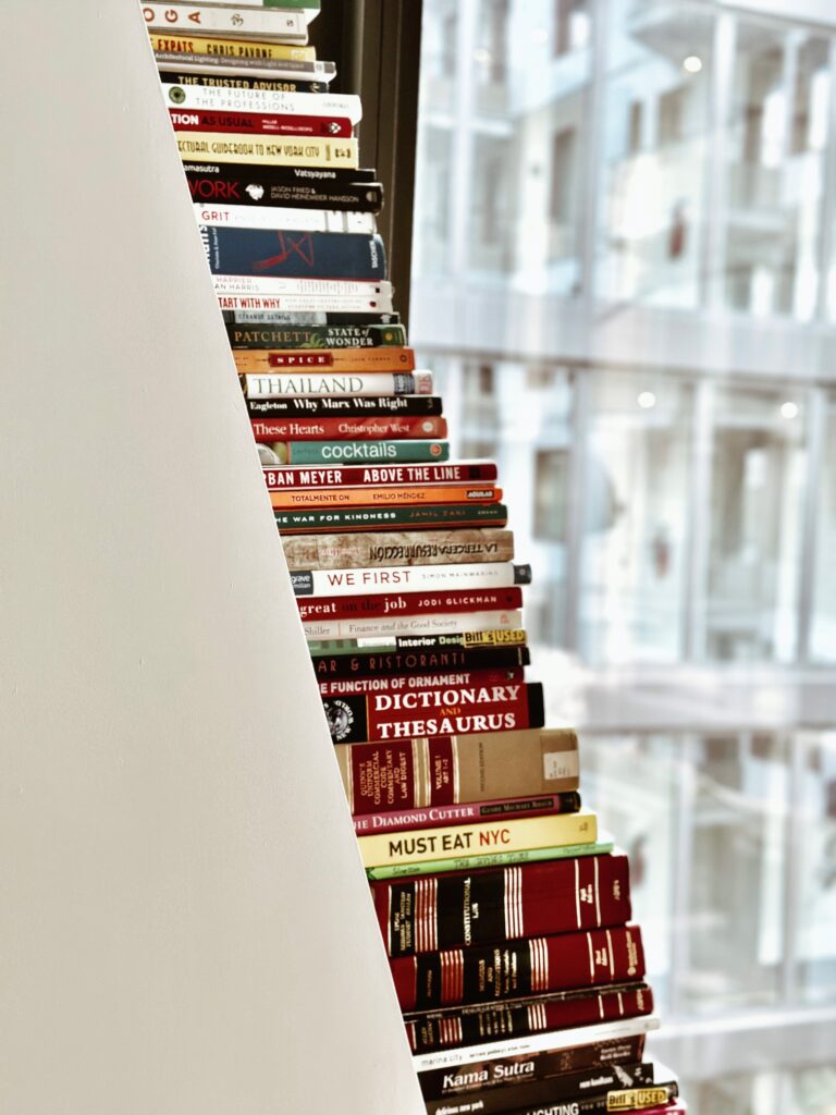 stackable books